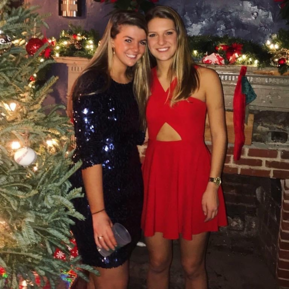 Navy sequined BB Dakota dress